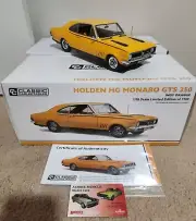 1:18 Classic Carlectables Holden HG GTS 350 Monaro Coupe Indy Orange #18834