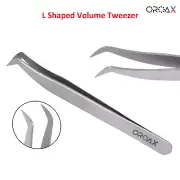 L-Shaped Volume Tweezers Eyelash Extension Salon Beauty Ligature Instruments