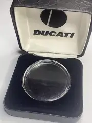 Vintage Ducati 1 Oz Coin Box And 1 Oz Plastic Coin Holder Original Box NEW