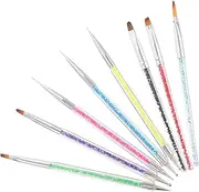 LIFKOME 8pcs Dual End Pens for Detailed Gradient Lines Dotting Versatile Manicure Tools for Professional DIY Use for Intricate Designs