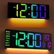 JALL 12'' and 16' Digital Wall Clock