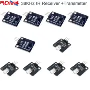 5pcs 38KHz Infrared IR Receiver Sensor Transmitter Module for Arduino Smart Car