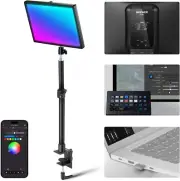 NEEWER GL25C LED RGB Streaming Key Light, APP/PC Control 25W 2500Lux/0.5m 2900K-