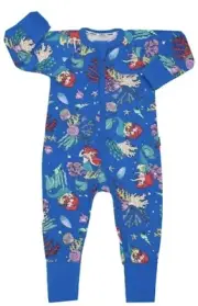BNWT Bonds Disney Little Mermaid Ariel Zippy size 00