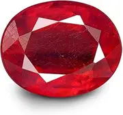 [JAGDAMBA GEMS] Natural AA++ Quality Burma Ruby Manik 12.00 Ratti Birthstone Stone Original Unheated Untreatet Earth Mind Certified Natural Loose Gemstone{Lab - Teseted}, Natural Ruby Loose Gemstone,,