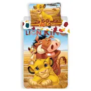 Disney The Lion King Go Wild Cotton Quilt Cover Set for Cot or Toddler Bed