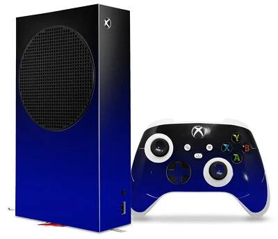 Skins XBOX Series S Console Controller Smooth Fades Blue Black