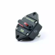 Lumision Waterproof DC Circuit Breaker Panel Mount Resettable 12-48VDC 70A