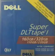 Dell Super DLTtape 1 Data Tape Cartridge 160/320GB 110/220GB 9W085 AD1-00