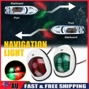 2x LED Waterproof Navigation Lights Port Starboard Marine Yacht Universal Boat