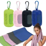 Aenfaiy 4 Pack Cooling Towels (40"x12"), Microfiber Chilly Towels Soft Breath...