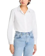 Eileen Fisher Petites Classic Collared Shirt