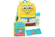 SpongeBob SquarePants Logo Backpack Set (Yellow/Blue) (One Size)