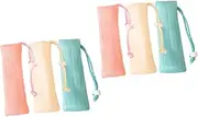 MERRYHAPY 2sets Small Mesh Bags for Soap Handmade Soap Saver Pouch Shower Pouch Exfoliating 3pcs*2