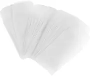COHEALI 100pcs Transparent Small Bag Flat Packaging Bags Semi-transparent Envelopes Semi-transparent Packaging Kraft Paper Small Envelopes Mini Storage Packet White Litmus Paper