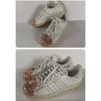 在飛比找蝦皮購物優惠-adidas 愛迪達Superstar 80 年代女式玫瑰金