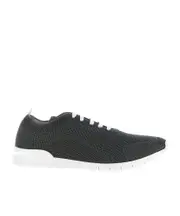 Kiton Technical Lace-Up Sneakers 10 Gray