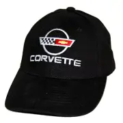 Chevrolet Corvette C4 Cotton Twill Black Hat Cap - Shipped in a Box Free - USA