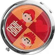 Handheld Compact Mirror for Women Travel Friendly Small Makeup Mirror Present for Weddings Lightweight for and Daily Use