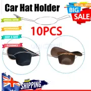 10pcs Car Hat Holder Saver Equestrian Riding Helmet Hard Hat Spring Load Cover