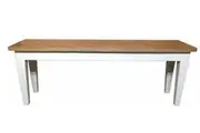 MF Solid Oak Timber Bench without Breadboard