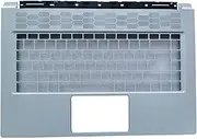 New Laptop Case Cover Compatible for MSI Stealth 15M Palmrest Cover/Laptop Bottom Base Case Cover (Color : White C Shell)