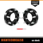 (2) 1.5 inch Front Hubcentric Wheel Spacers 8x180 124.1 CB For Chevy GMC 8 Lug