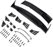 Generic RC Body Rear Spoiler Tail Wing Side Mirror for 1/10 Universal RC Car Trucks