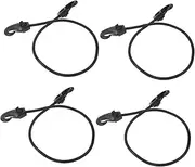 HONMEET 4pcs Kayak Hook Elastic Tie down Strap Elastic Hook Strap Daily Use Buckle Strap Small Tie down Strap Daily Use Hook Strap Multi-use Tie down Strap Multi-use Buckle Strap Hook Rope