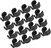 HONITANO 25Pcs Cable Clip Holder for Microphone Stands Lightweight Mic Clamps for Secure Cable Management Fits Diameter Poles for Recording and Live Streaming