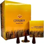 SAC Cinnamon Incense Cones 12 Packs of 12 Cones, 144 Cones