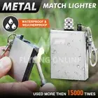 Permanent Match Box Lighter Survival Emergency Fire Starter With KeyChain