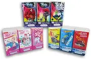 Kids Pocket Facial Tissues Bundle - Trolls, Racecars, Jojo Siwa - Travel Size -18 Packs