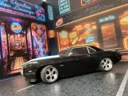 Full RC 1/10 Scale Garage Wall Decal Sticker Diorama - Neon Nights