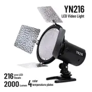 YONGNUO YN216 LED Video Light with 5600K Color Temperature and 4 Color Filters