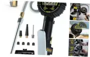 Heavy Duty Digital Tire Pressure Gauge, Tire Inflator Gauge 255PSI Air Chuck