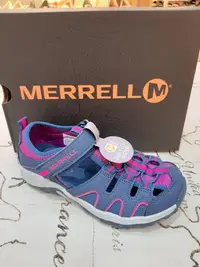 在飛比找Yahoo!奇摩拍賣優惠-MERRELL KIDS 女童水陸兩棲越野鞋