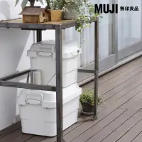 在飛比找momo購物網優惠-【MUJI 無印良品】耐壓收納箱/大