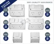 Weatherproof Power Point Outlet Socket Waterproof Outdoor External GPO