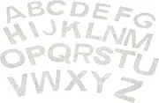 Gogogmee 1Set Embroidered Alphabet Patches Decorative Sew Appliques for DIY Clothing and Bags Heat Transfer Embellishments Personalize Your Style
