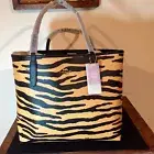 COACH City Tote Bag TIGER Print NEW with Tags