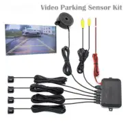 Video Parking Sensor Kit Car Reverse Backup Radar Assistance Monitor