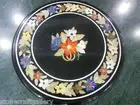 24" Marble Coffee Center Table Top Marble Inlay Pietra Dura For Home Decor