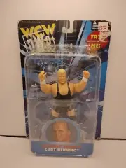 Vintage 1998 Curt Henning Action Figure NWO WCW Wrestling Atomic Elbow NIP