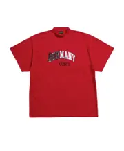 T-shirt with round neck and short sleeves 2,3,4,5 Red