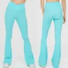 Aerie Offline Real Me Flare Cross Over Front Leggings Size Medium New