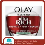 Olay Regenerist Ultra Rich Fragrance-Free Face Cream 50ml