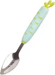 LABRIMP Stainless Steel Fruit Core Removal Tool Spoon Scraper Mud Scraping Spoon Portable for Boys and Girls