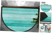 Half Round Door Mat Welcome Door Mats Rug for Front Door Outdoor Indoor