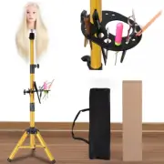 Alileader Wig Stand Wig Head Stand Manequin Head Stand Adjustable Heavy Duty Wig